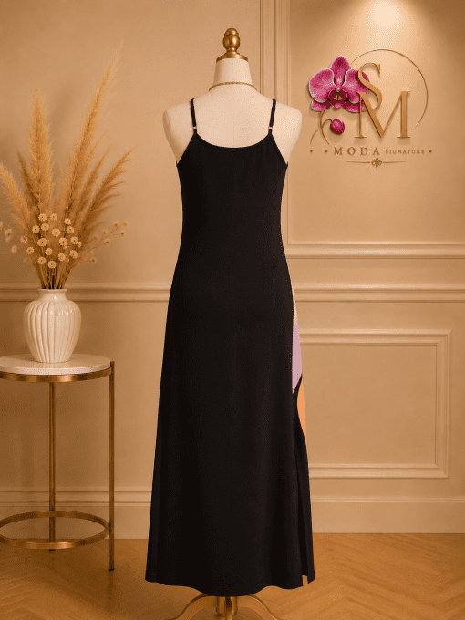Robe Maxi Fluide Art Moderne