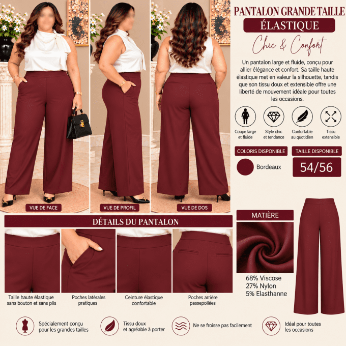 Pantalon Grande Taille