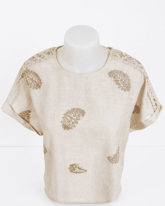 Tunique épaule crochet
