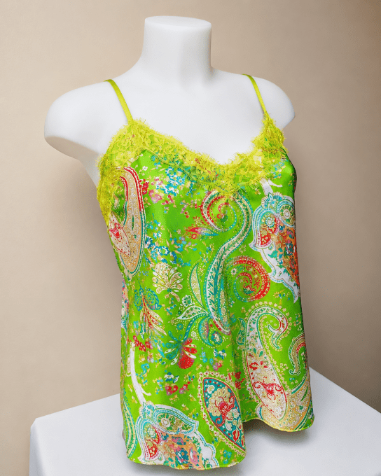 Débardeur en dentelle à motifs