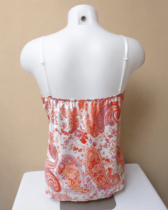 Débardeur en dentelle à motifs
