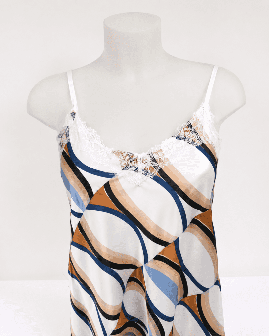 Débardeur en dentelle à motifs