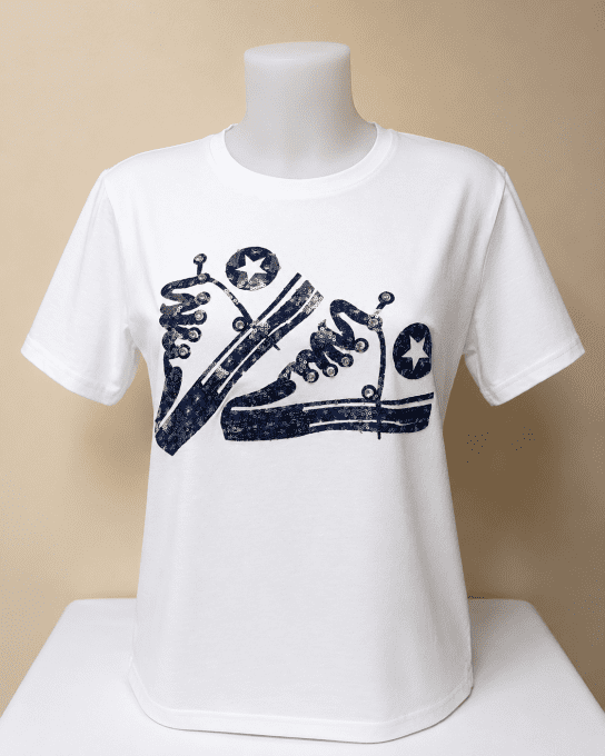 Tee-shirt motif bijoux