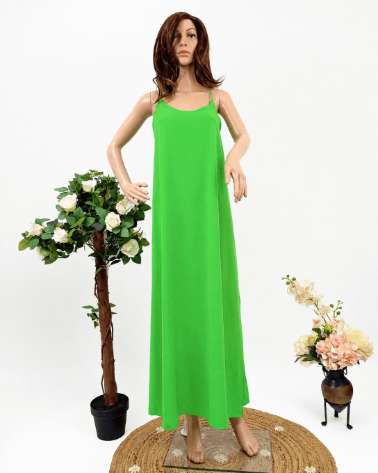 Robes longues à bretelles croisées au dos