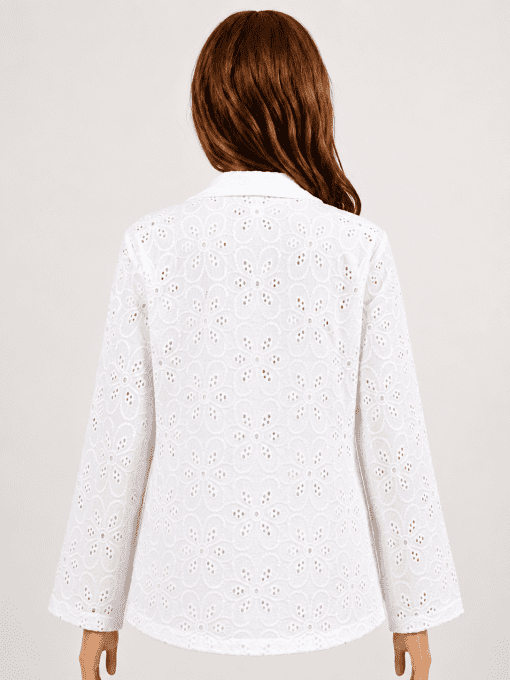 Blazer broderie anglaise