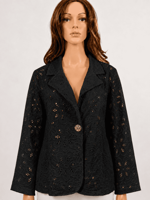Blazer broderie anglaise