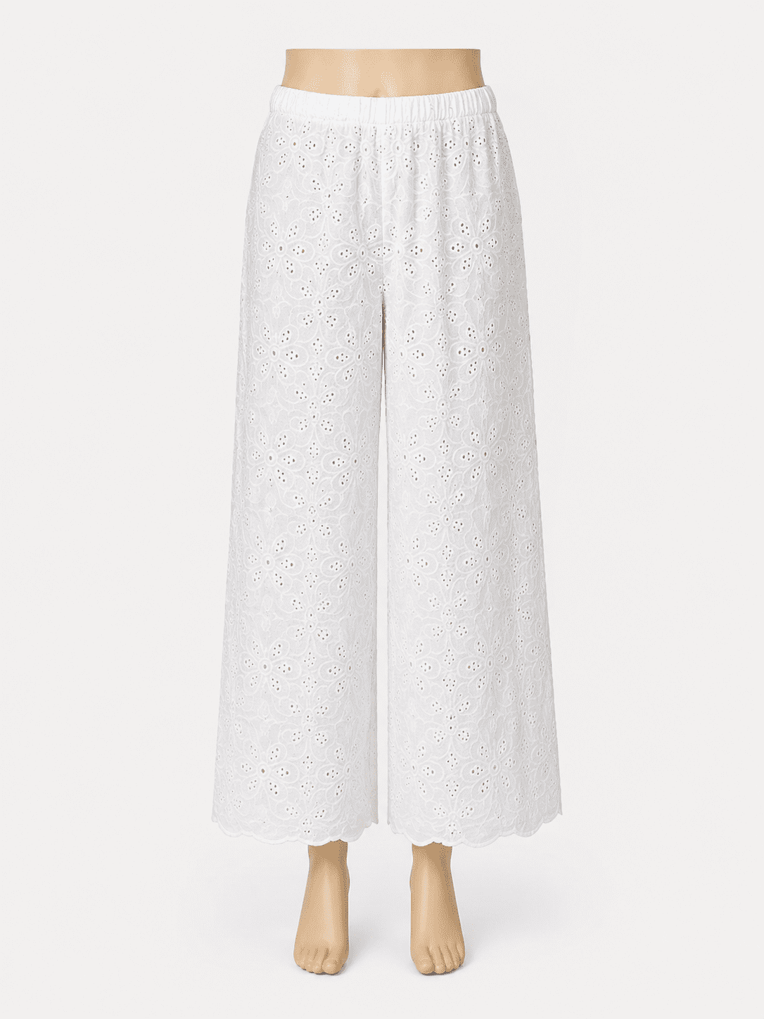 Pantalon broderie anglaise